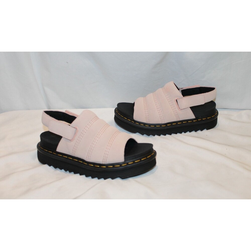 Dr. Martens Women's Kole Suede SoftWair Sandals US 10 EU 41 Pink NIB